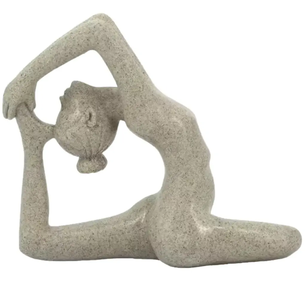 King Pigeon Yoga Figurine 7in