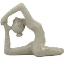 King Pigeon Yoga Figurine 7in
