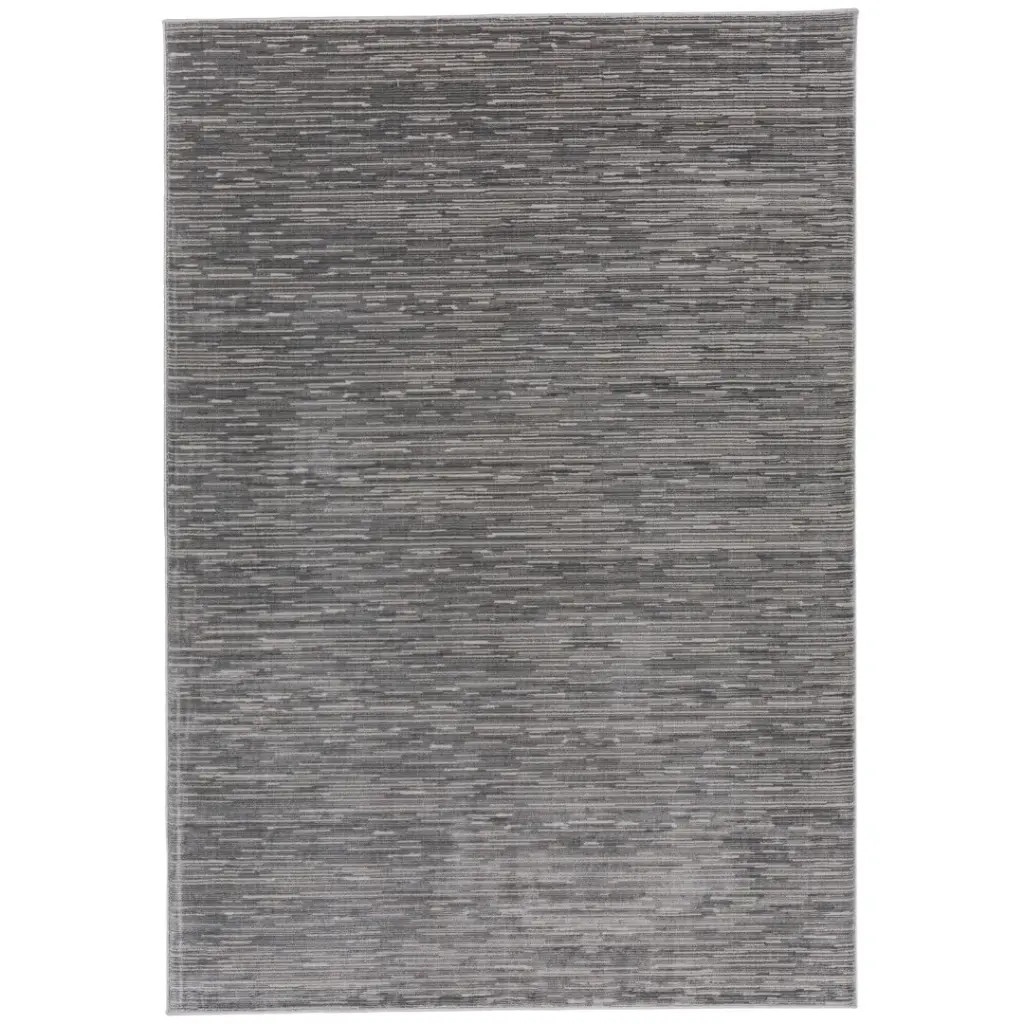 Panorama Heather Charcoal Rug 5.3×7.7ft