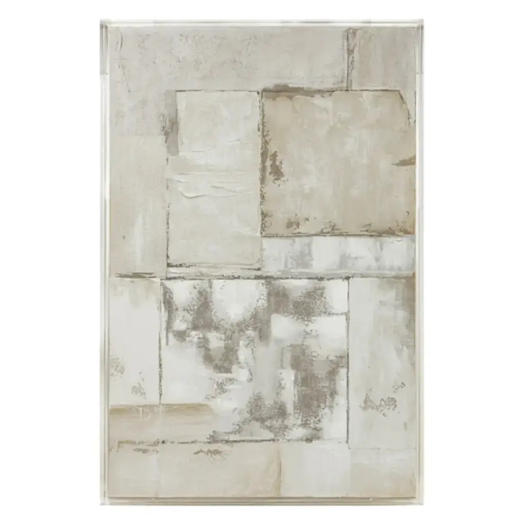 Waltham Handpainted Canvas Art With Acrylic Frame 40x60in