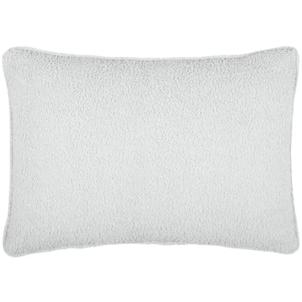 Paddou Boucle Bolster Pillow Ecru 16x24in