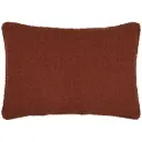 Paddou Boucle Bolster Pillow Terracotta 16x24in