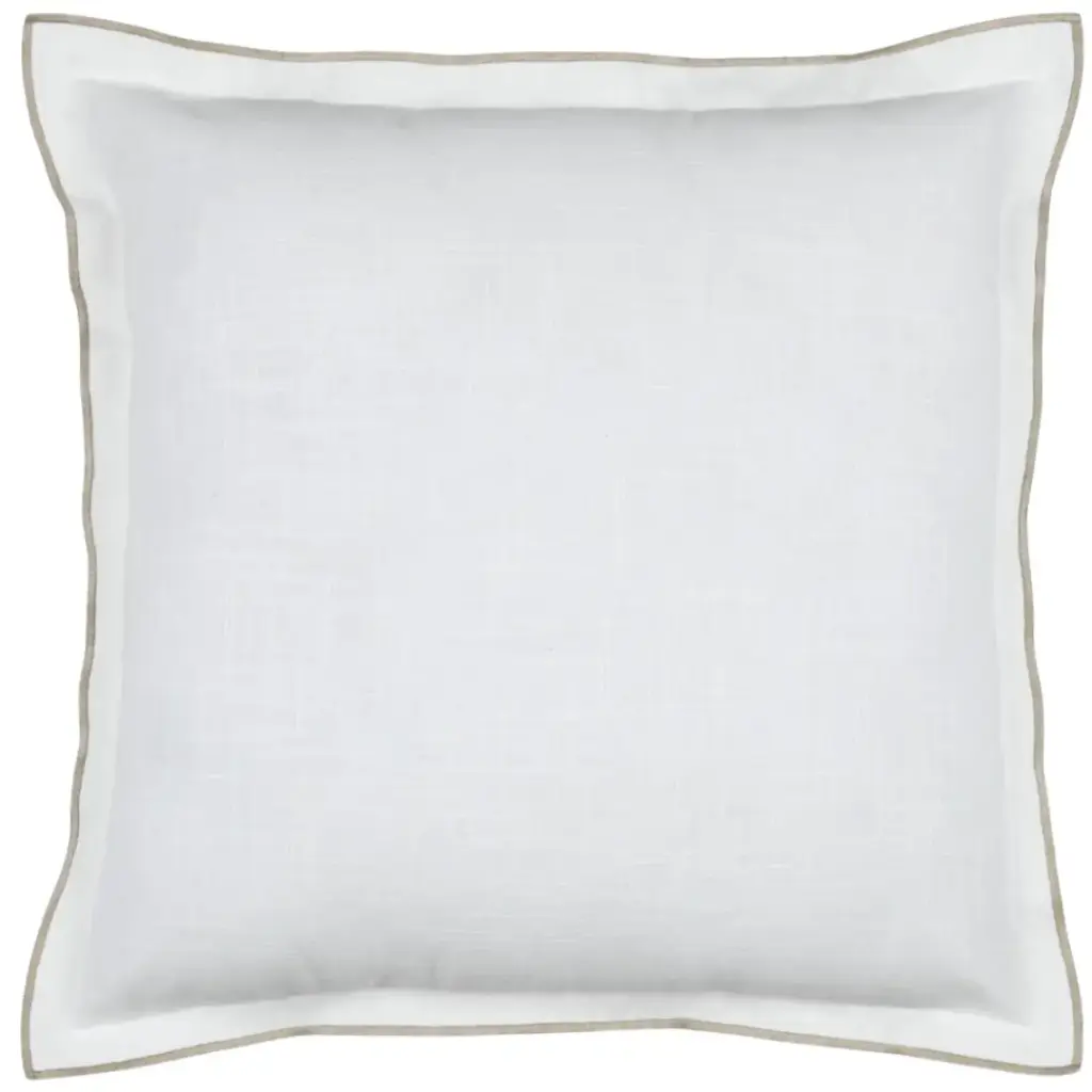 Helios Pillow White 18x18in