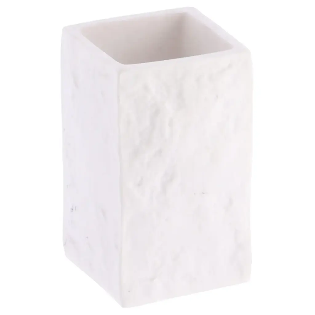 Raw Stone Tumbler White
