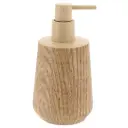 Wood Look Resin Soap Dispenser Natural