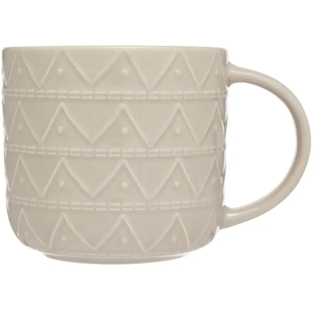 Embossed Abstract Mug Sage