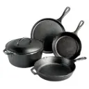 Lodge Cast Iron Cookware Set 5pc