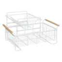 Natureo 2-Tier Dish Rack White