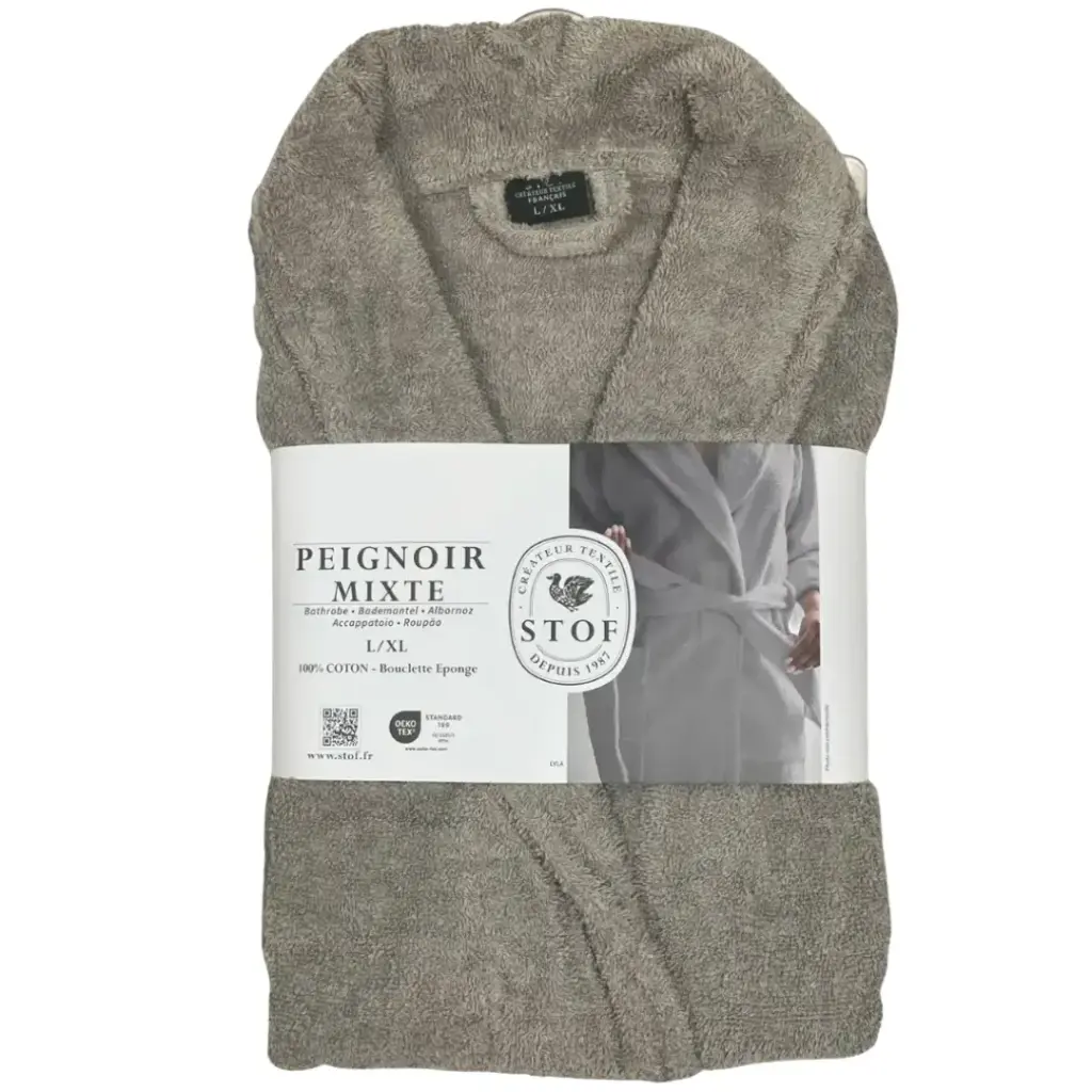 Lyla Bathrobe Taupe L/XL