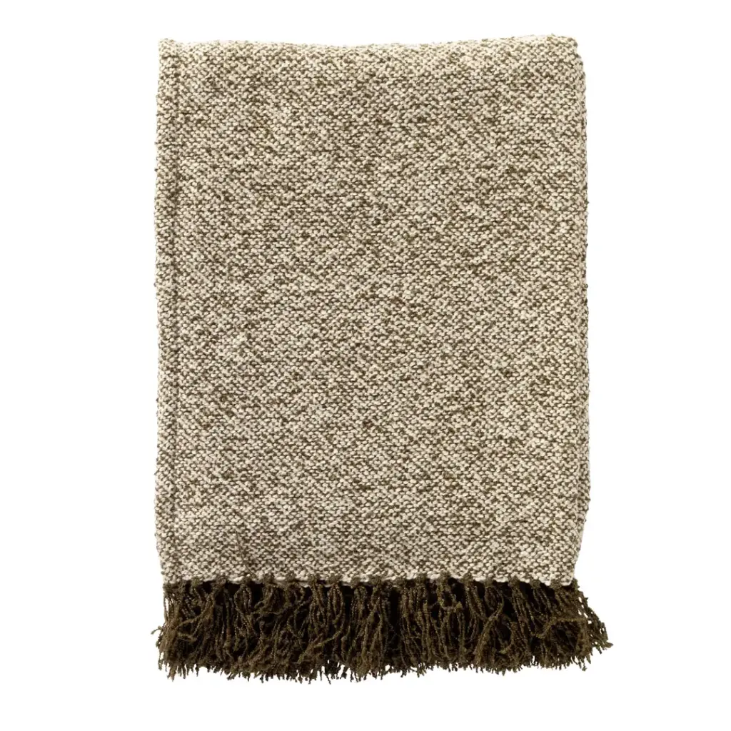 Sally Throw Military Olive 55x71in