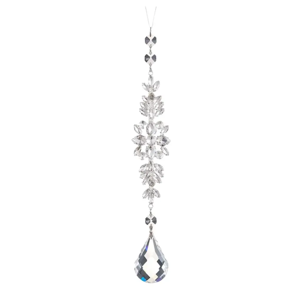 Crystal Drop Ornament 12in