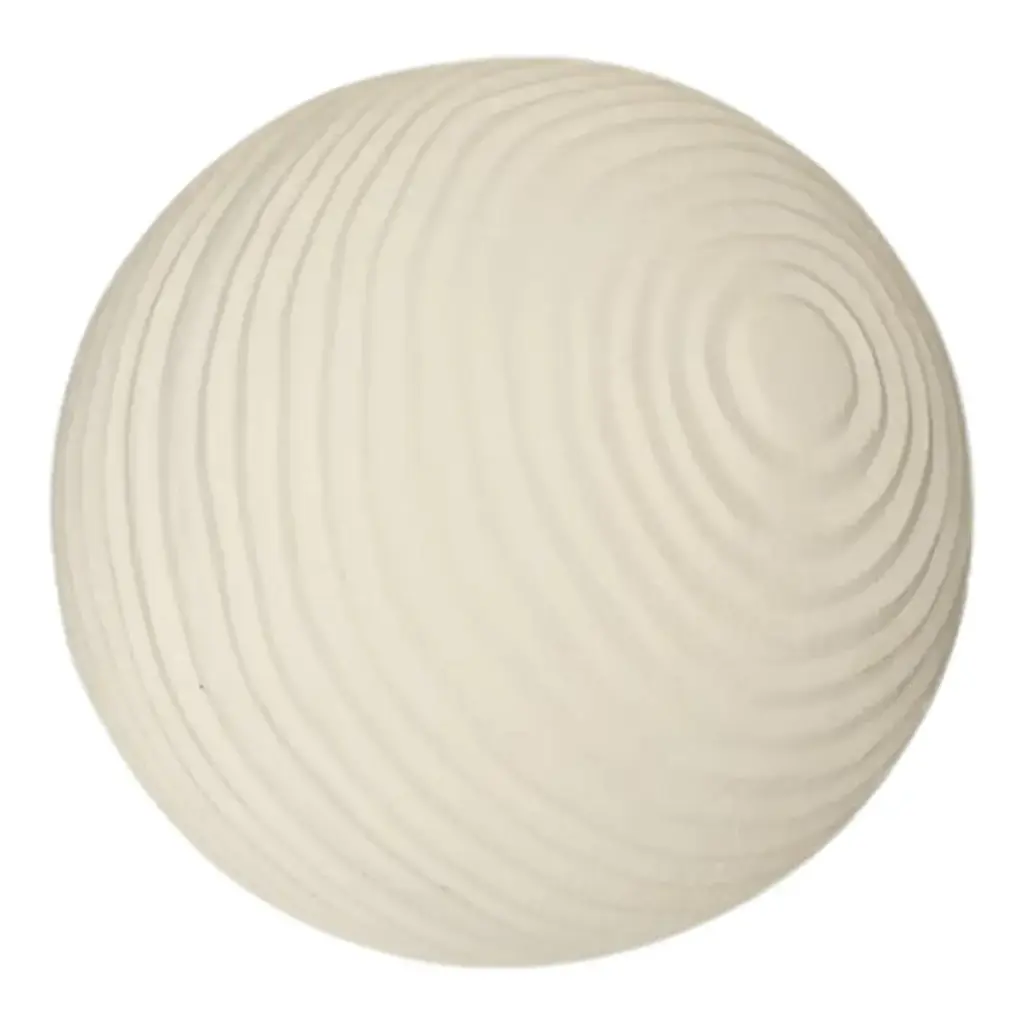 Decorative Outdoor Ball Accent White 13in