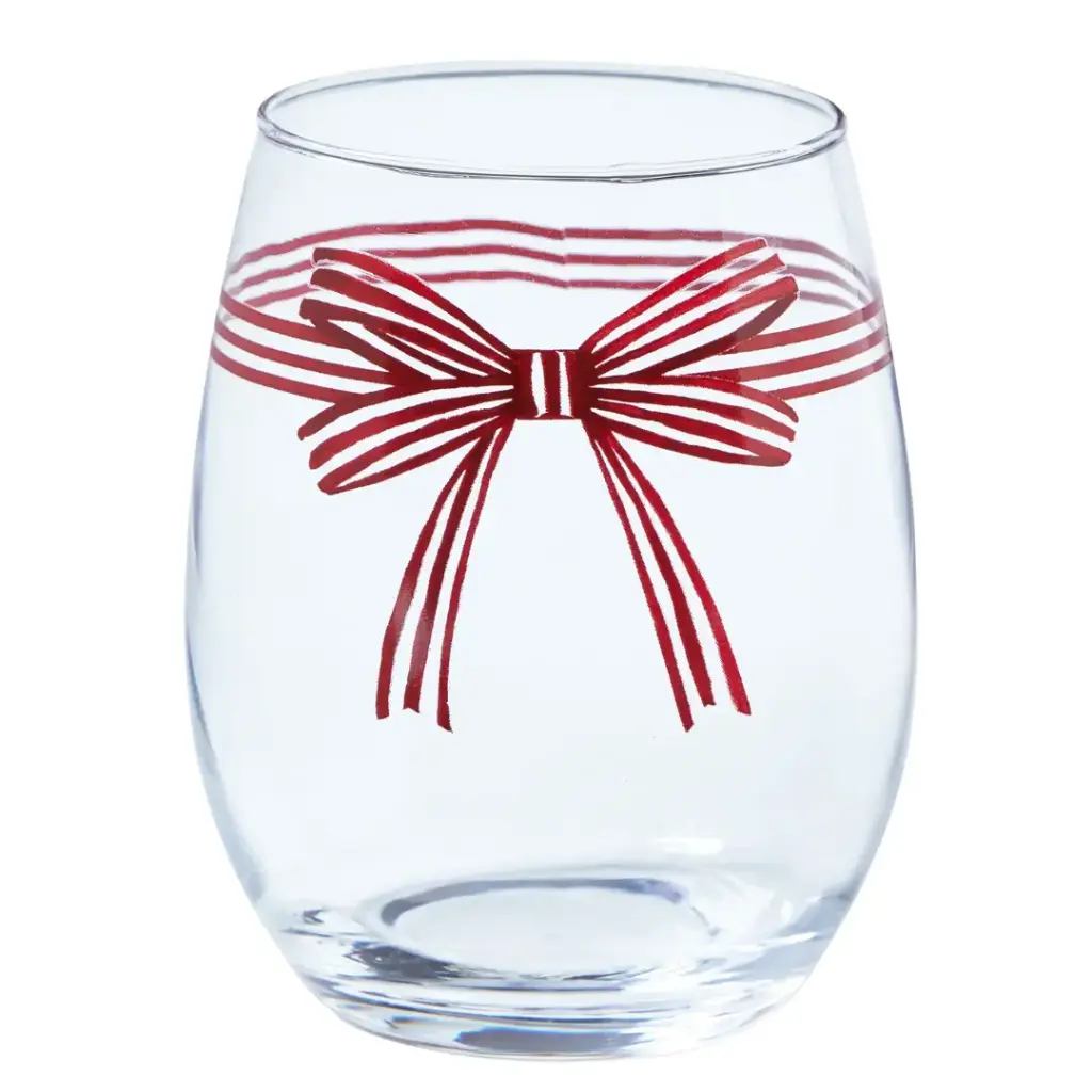 Bow Stemless Wine Glass