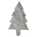 Tree Shaped Marble Serving Board 12in