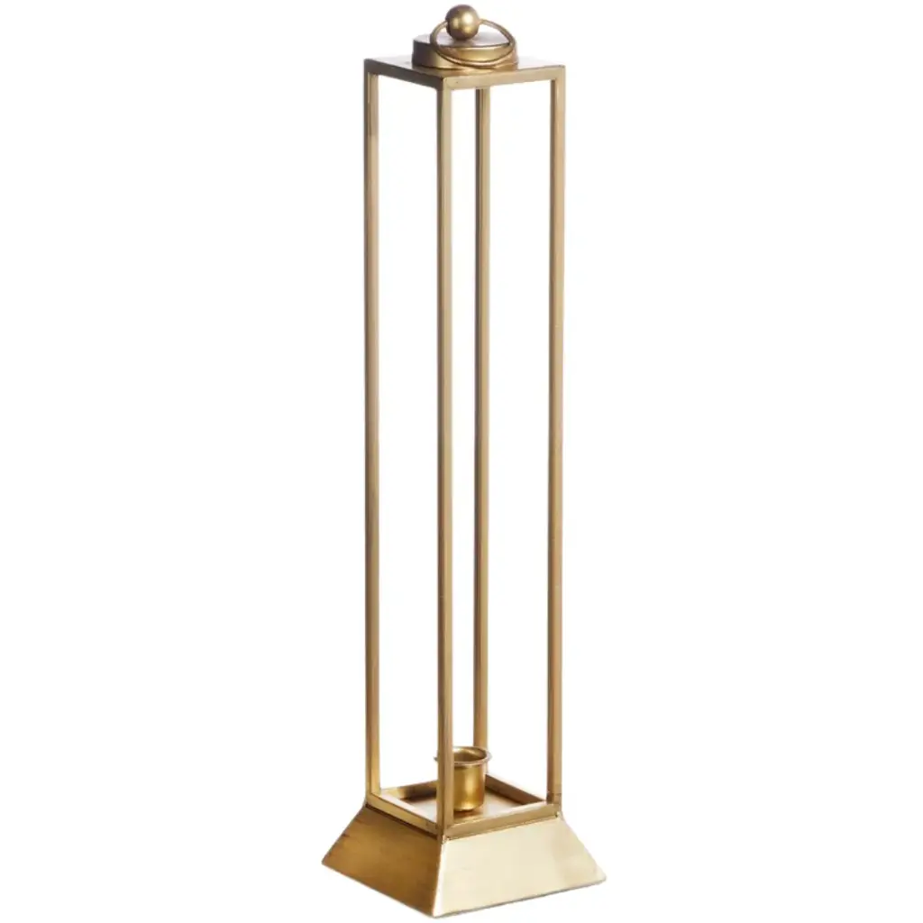 Taper Lantern Gold 17in