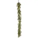 Glittered Garland with Pods Gold 6ft
