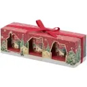 Christmas Candle Set Honeyed Apple Cider 3in 3pc