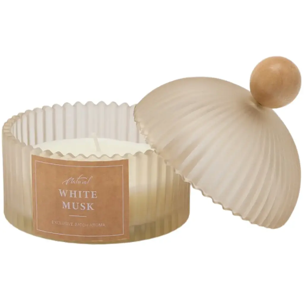 Nature Candle White Musk 5in