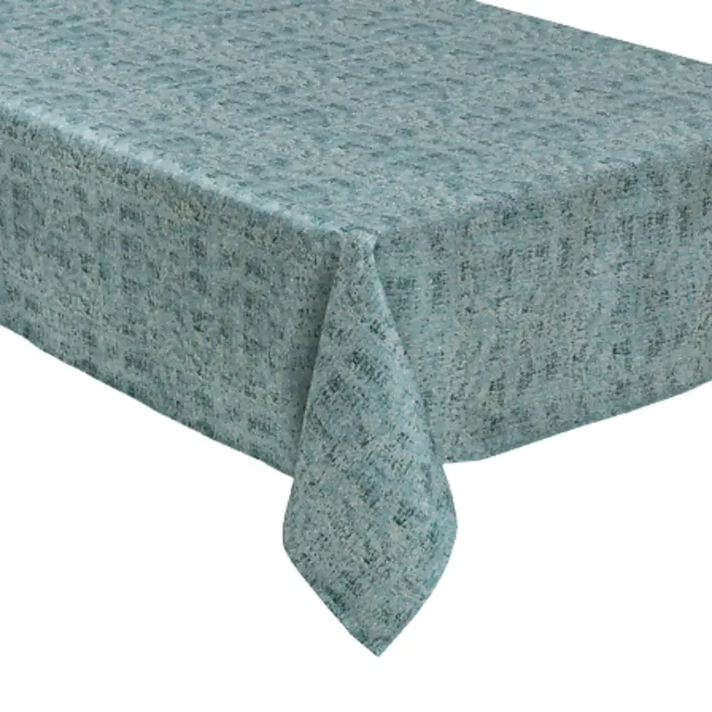 Eira Jacquard Tablecloth Green 55x142in