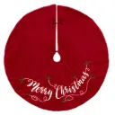 Embroidered Christmas Tree Skirt