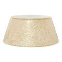Snowflake Tree Skirt Gold 22in