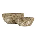 Nanga Planter Set Brown 2pc