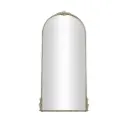 Decorative Gold Floor Mirror 31x64in