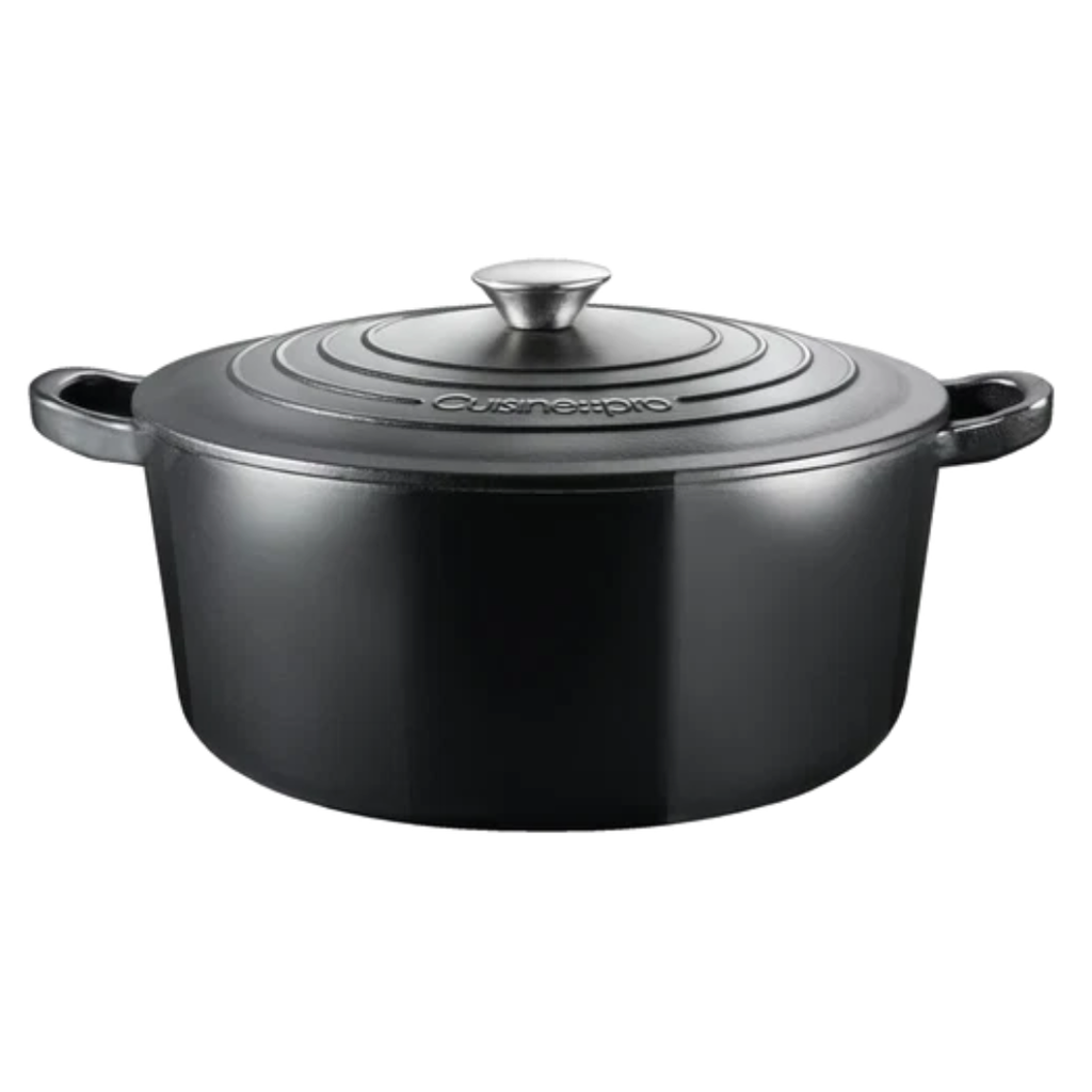 Le Connoisseur Cast Iron French Oven Black 6.6Qt