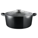 Le Connoisseur Cast Iron French Oven Black 6.6Qt
