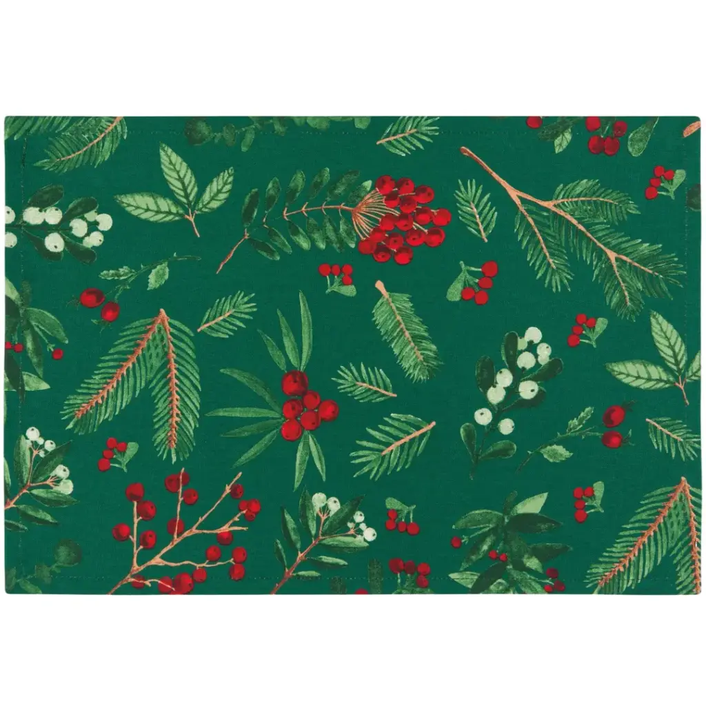 Printed Winterberry Placemat