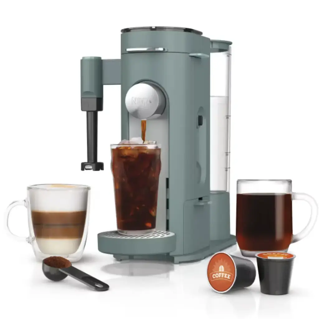Ninja Single-Serve Pods & Grounds Specialty Coffee Maker Sage Green