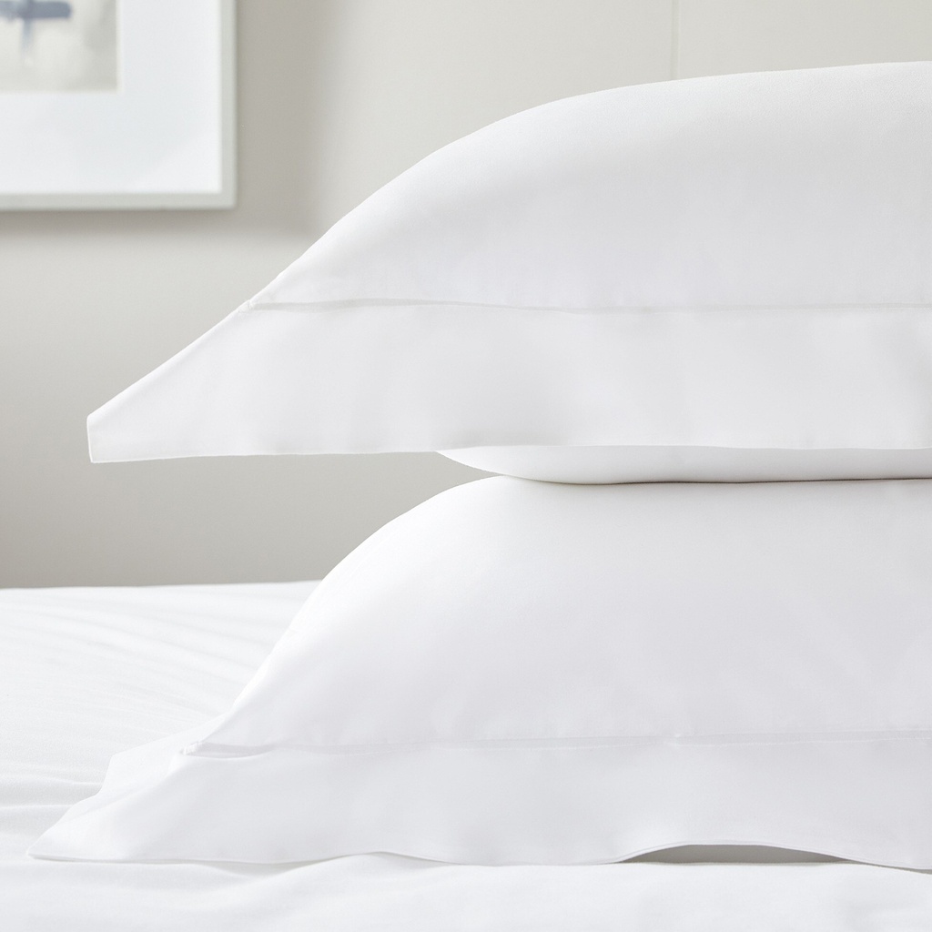 Lagos Sham Set White Queen 2pc