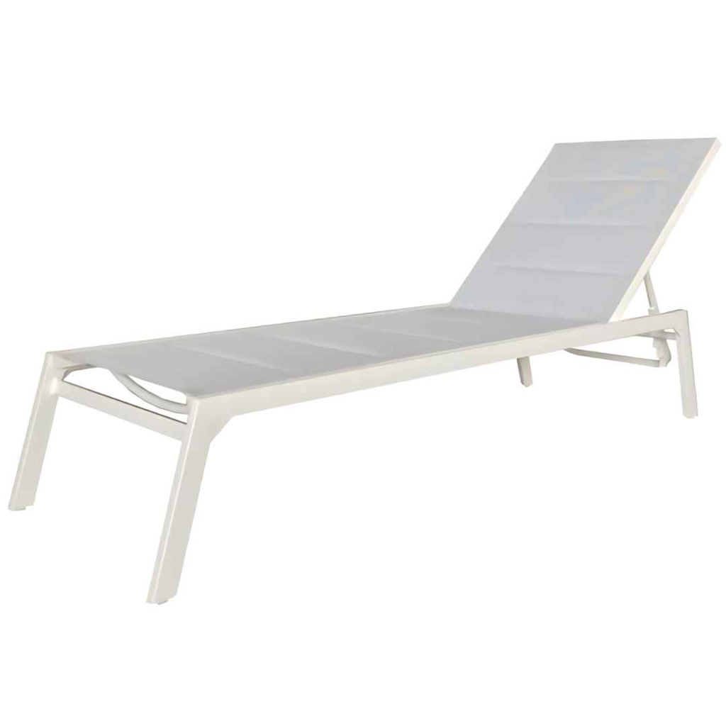 Cali Sunlounger White