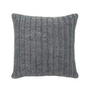 Macie Stone Gray Pillow 22x22in