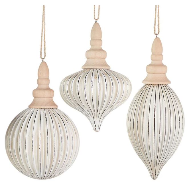 Grooved Ornament 7.5in