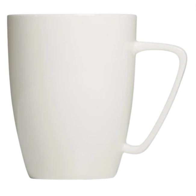 Essentials White Rim Coffee Mug