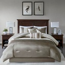 Amherst Comforter Queen Set Natural 7 pc