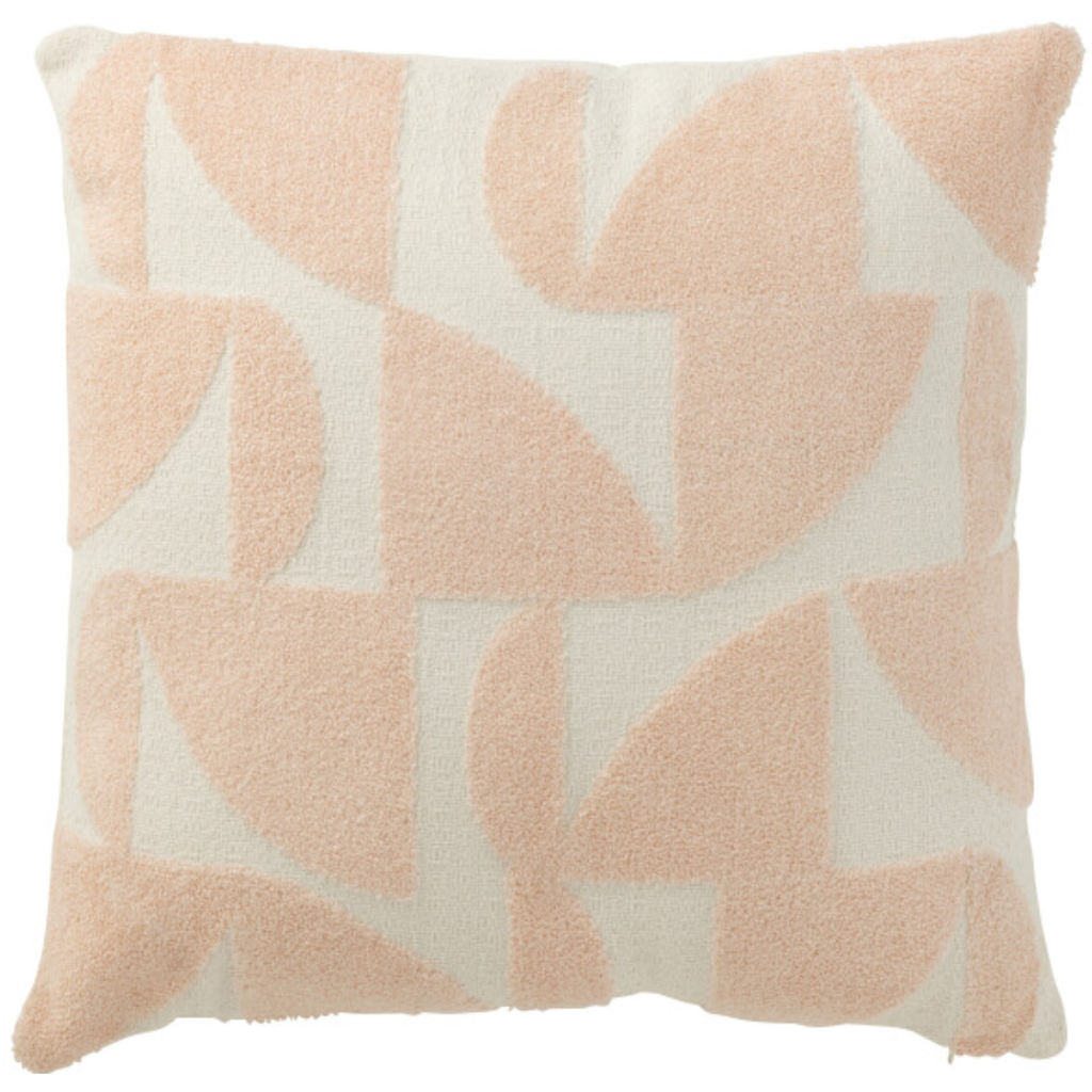 Salmon Geo Pillow 17in