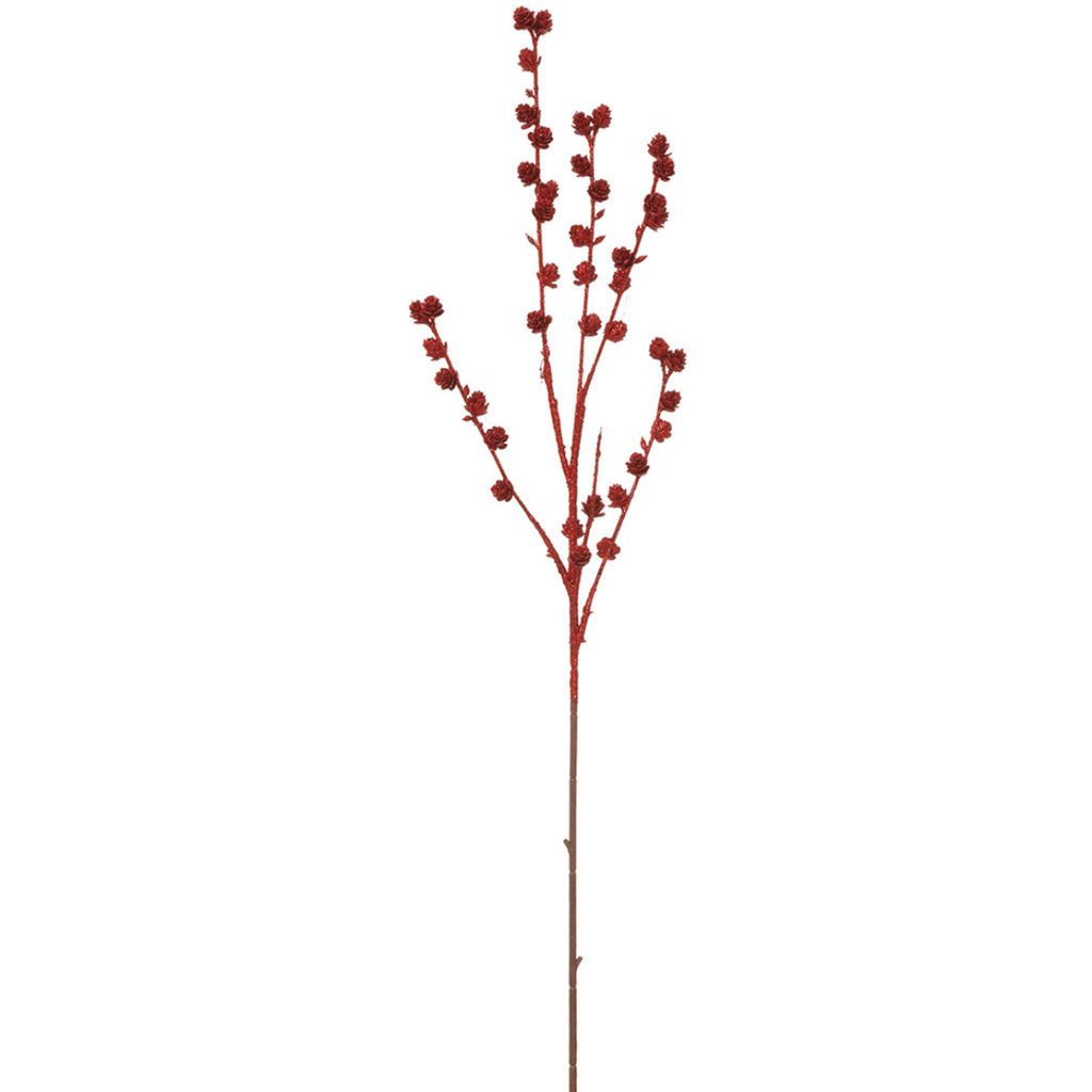Mini Pincone Spray Red 34in