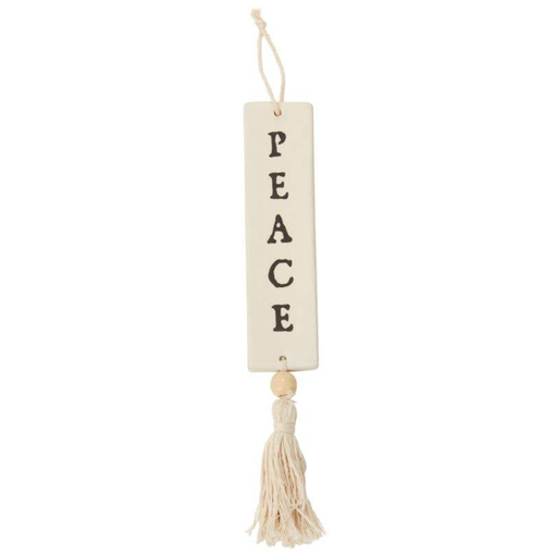 [170459-TT] Holiday Greetings Peace Ornament 13in