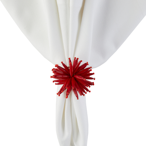 [171216-TT] Spike-Red Napkin Ring