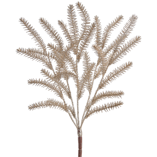 [171975-TT] Glittered Pine Bush 19in