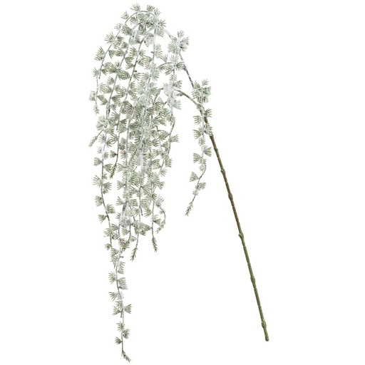 [174374-TT] Snowed Pine Hanging Spray 43in