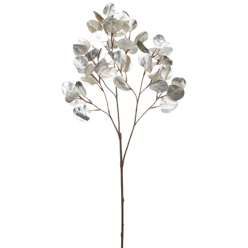 [174405-TT] Metallic Eucalyptus Leaf Spray 36in