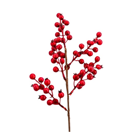[174419-TT] Red Berries Pick  24in