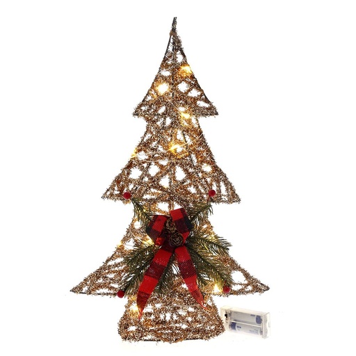 [174448-TT] Paper Line Tree with Led Light 18in