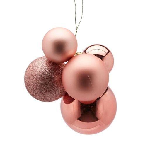 [174475-TT] Pink Ornament Cluster