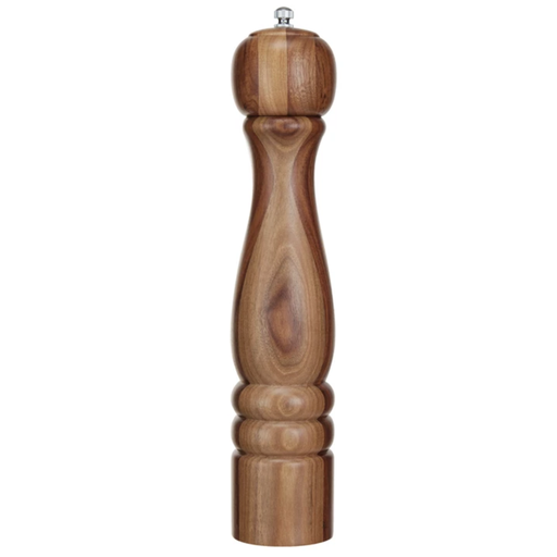 [174684-TT] Acacia Wood Salt & Pepper Mill 12in