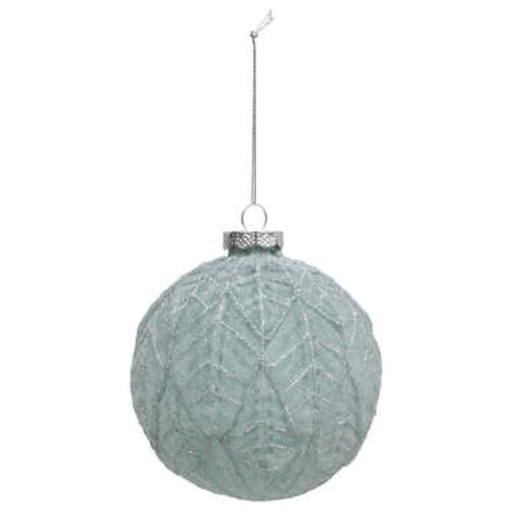 [174829-TT] Frosted Green Ornament 4in