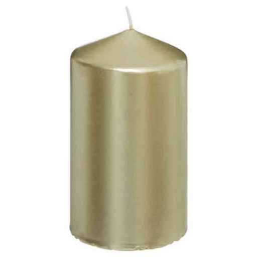 [174847-TT] Gold Pillar Candle